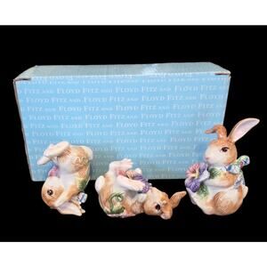 Fitz and Floyd Halcyon Collection 3 pc Tumblers Set